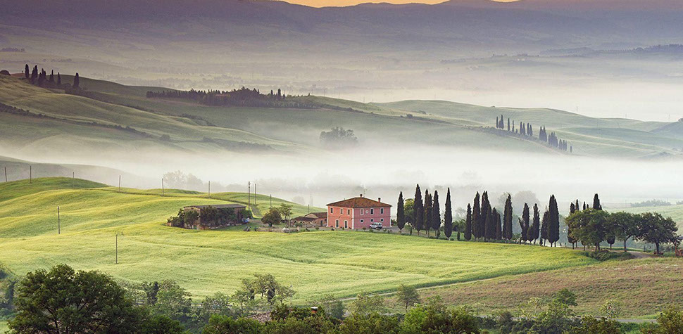 Val d'Orcia - Toscana - Tour para a Itália - Europa